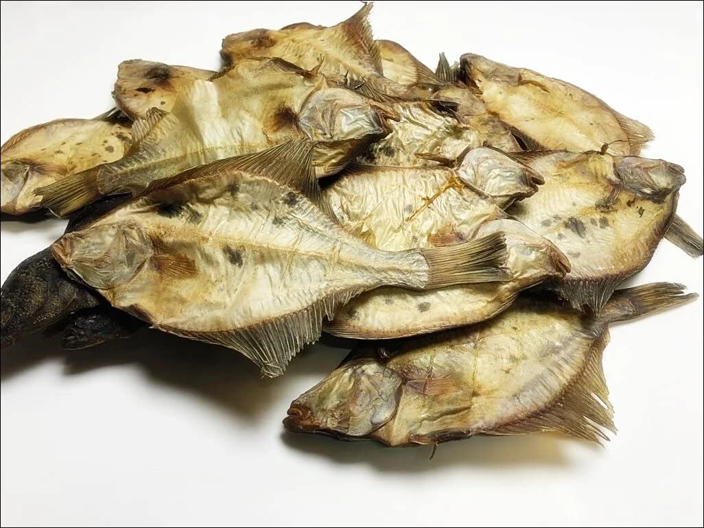 DriedDogTreats (500g) FLOUNDER Fish Natural Dried Dog Treats Dog Chews Dog Crunchy Snack