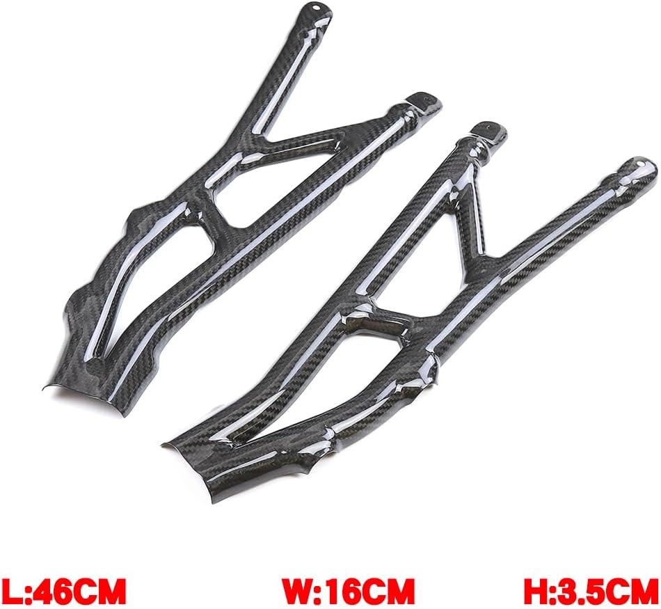 Glossy Twill Weave Carbon Fiber Subframe Covers for BMW S1000RR S1000R M1000RR M1000R 2019-2025, Motorcycle Rear Frame Protectors (Subframe Covers (2019-2025)