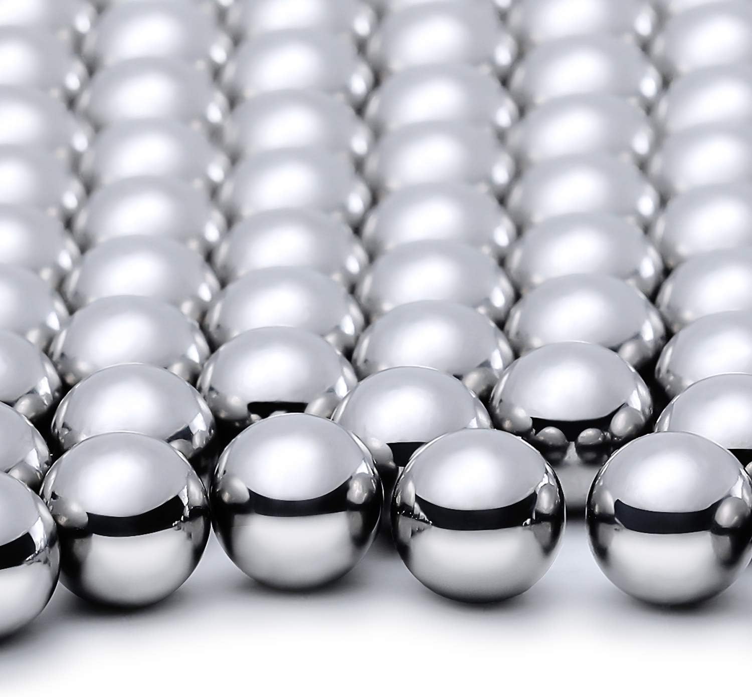 200 Pieces Nail Polish Mixing Agitator Balls Stainless Steel Mixing Balls Rust-Proof Paint Mixing Balls for Mixing Nail Polish Model Paints, 6.25 mm