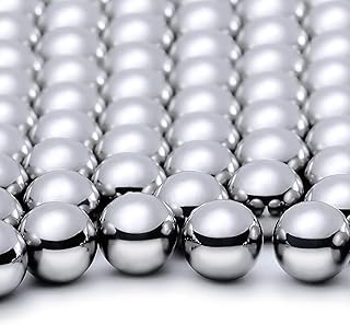 200 Pieces Nail Polish Mixing Agitator Balls Stainless Steel Rust Proof Paint Mixing Balls for Nail Polish Model Paints, 6.25 mm
