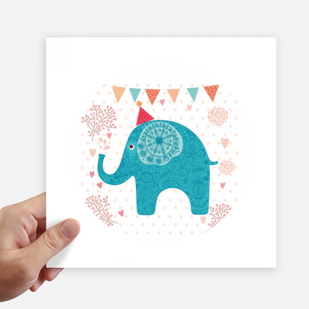 Pegatinas de elefante para personalizar maletas y tapar imperfecciones en paredes, 4 unidades