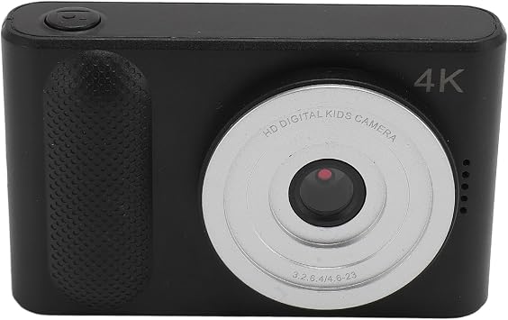 48MP 4K Digital Camera, 16X Zoom, Exciting Photography, DSLR Type Camera, for Travel, Events, Compact Camera for Wedding Graduations Vlogging with Autofocus Black