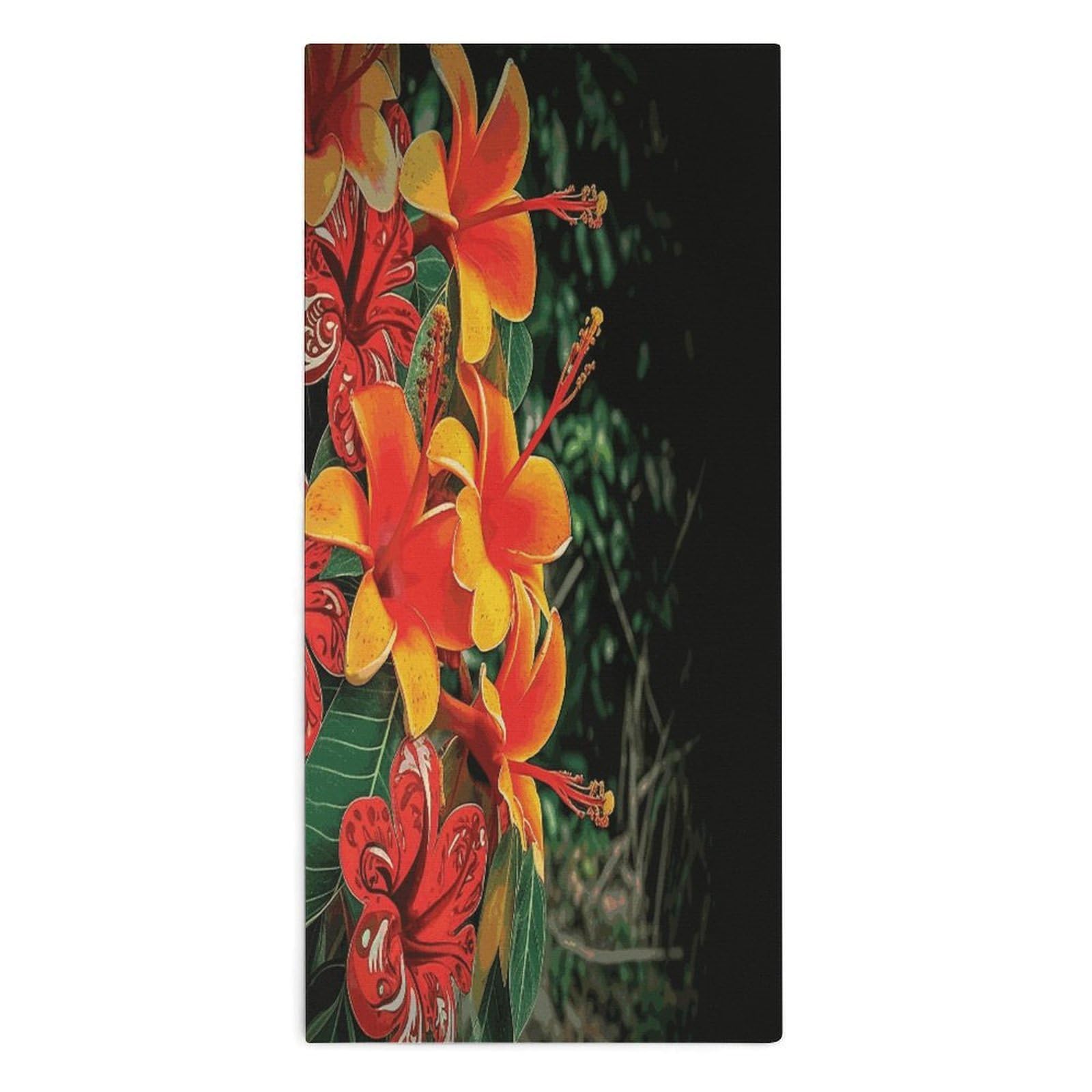 Btcowzrv Style Hawaii Flowers Bath Towel Beach Towels Shower Towel