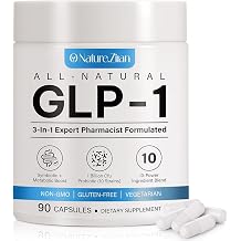 O NATURE . ZIRAN GLP-1 Weight Management Supplement for Women & Men, Multiple Probiotic & Vitamins Supplements, GLP1 Appetite Control, Energy & Digestion Balance - 90 Capsules Pack of 1
