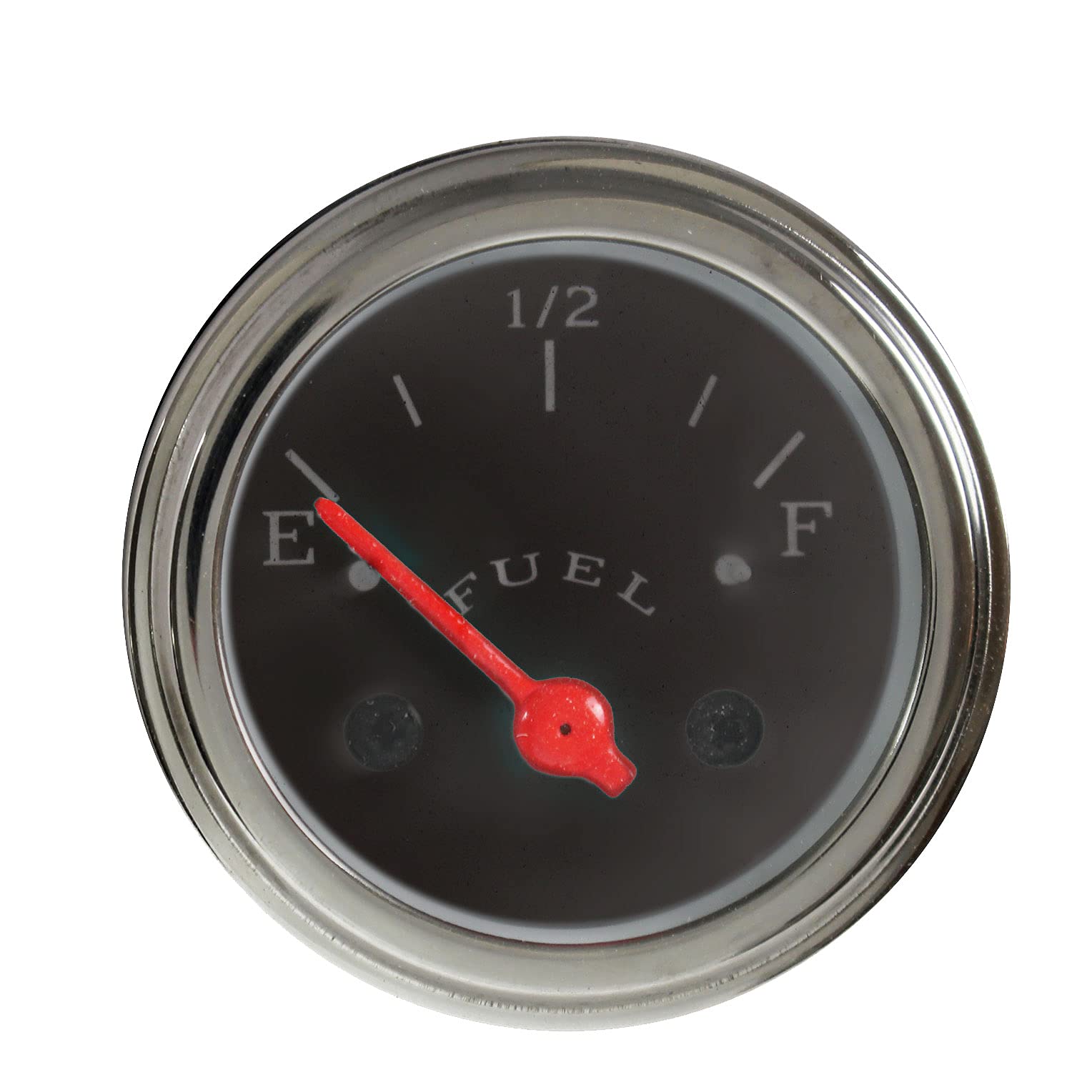 Medidor De Combustible AUTO METER 1422 - Diseño Vintage Negro, Para Chevrolet/GM 1965-1997