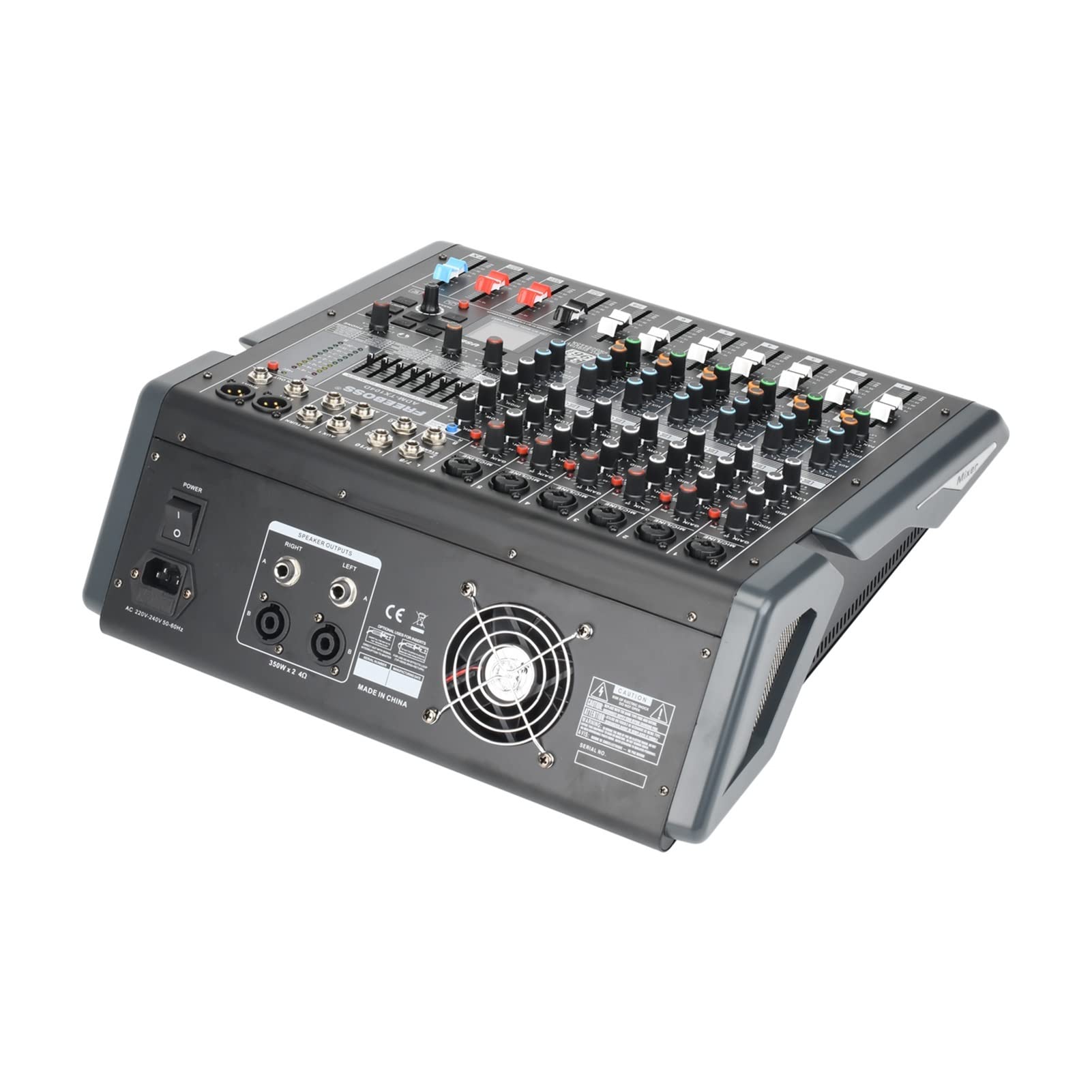 Equipo de DJ para Fiesta ADM-TX104D 250 WX2 10 Canales gráfico de 7 Bandas EQ 99 DSP Efectos USB Reproducir Registro de Bluetooth Potencia Amplificador de Audio Mezclador