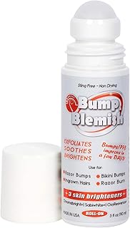 BUMP & BLEMISH 90 ML LARGER ROLL-ON CHROME FORMULA Solution for all hair removal complications: razor bumps (PFB), razor burn, ingrown hairs & the complications they leave behind