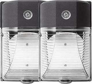 VP Led Wall Pack Dusk to Dawn,Small: 18w 2 Pack 6000k Bright White 2056Lm (Canada Shipping,No Duty) ETL,18w Led Wall Pack,18w Wall Pack Light Dusk to Dawn,Bright Exterior House Lights White