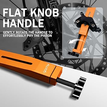 Brake Tool for Shimano and SRAM, Piston Press Tool for Brake Caliper, Hydraulic Disc Brake Caliper Piston Press Tool Compatible with All Brands, for Quick Brake pad Replacement