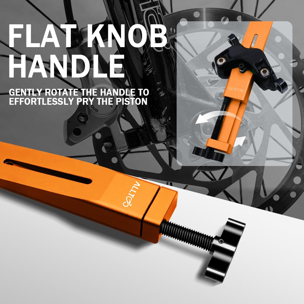 Brake Tool for Shimano and SRAM, Piston Press Tool for Brake Caliper, Hydraulic Disc Brake Caliper Piston Press Tool Compatible with All Brands, for Quick Brake pad Replacement