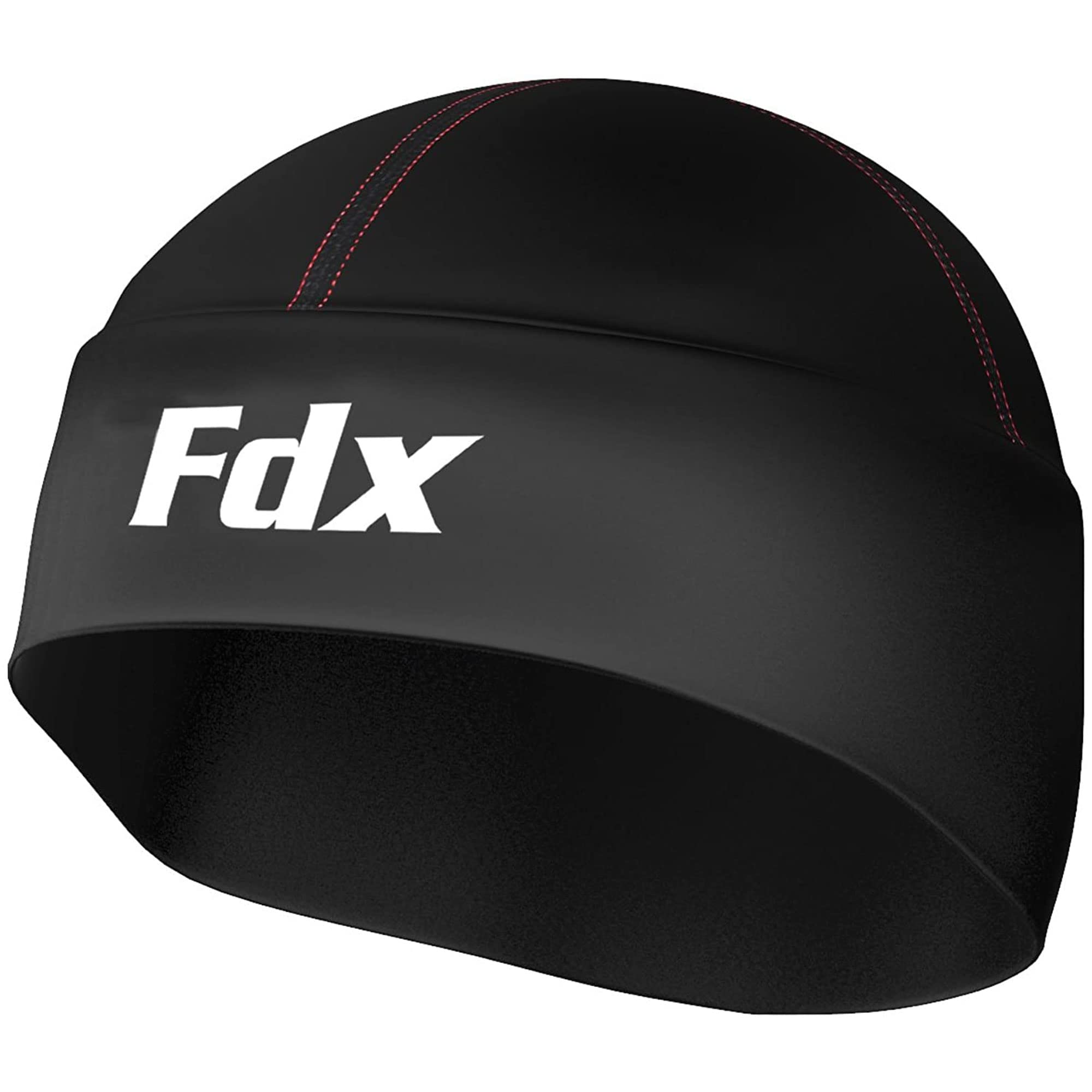 FDX Winter Cycling Cap - Windproof Thermal Skull Cap With Brim, Fits Under Helmet For Running, Skiing & Outdoor Sports