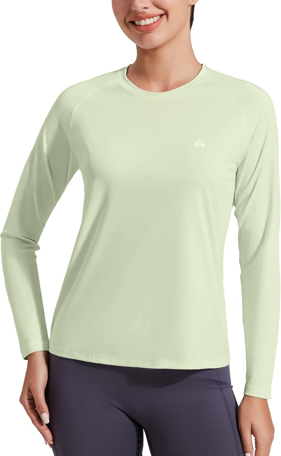 Pioneer Camp Rash Guard for Women Sun Shirts UPF 50+ SPF UV Protection Long Sleeve Workout Tops Hiking Running Quick Dry