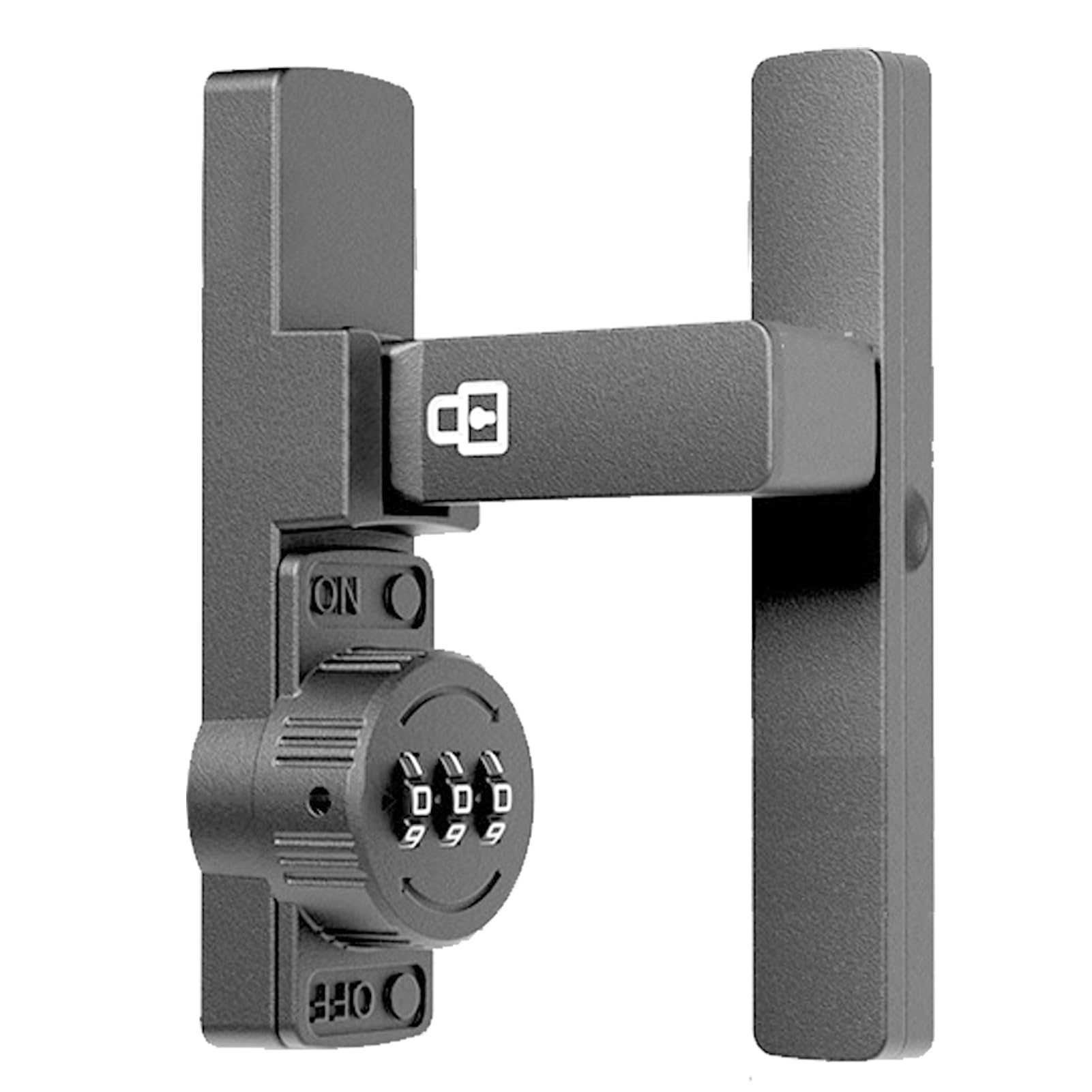 KIXZSAZ Security Password Lock Zinc Alloy Cabinet Lock with Default Password 000 Locker Anti-Theft Refrigerator, Right Angle 2