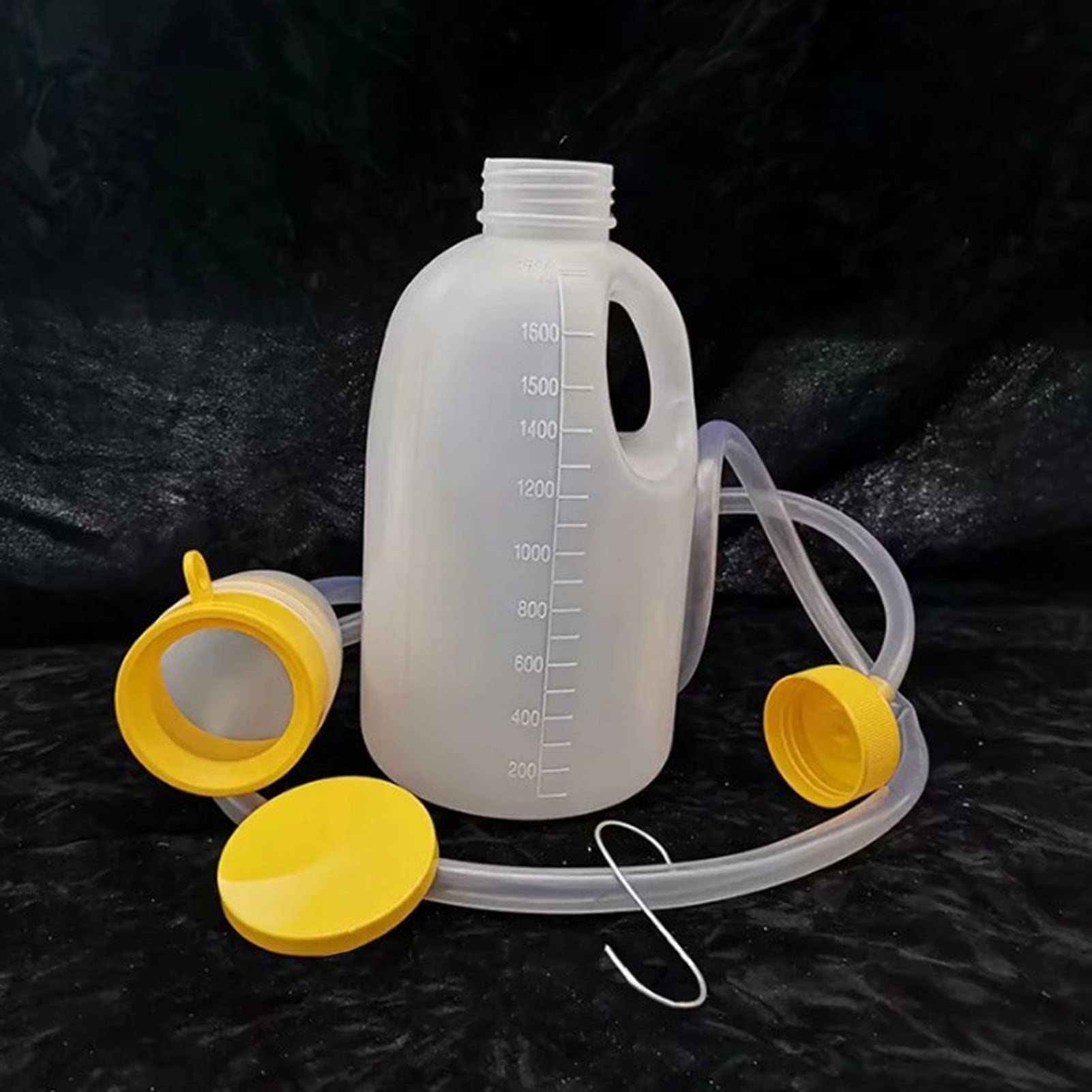 orinatoi per uomini, Orinatoio for bottiglia di pipì vasino maschio bianco portatile da 1700 ml(1pcs)