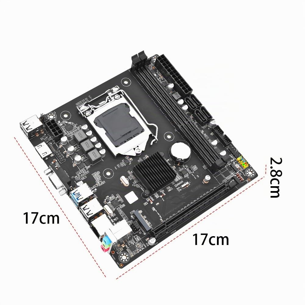 B75M-I Scheda madre compatta LGA 1155 DDR3 M.2 NVMe SATA3 USB3.0 Gigabit Ethernet Audio per computer