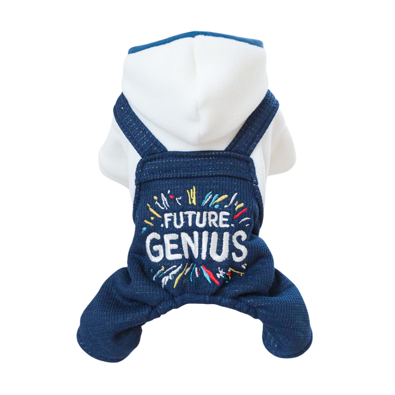 Dog Winter Jumpsuit Puppy Stylish Hood Four-Legged Clothes Small Dog Fleece Lined Coats Cozy Warm Pajamas Hoodies Dog Cute One Piece Outfits Chihuahua