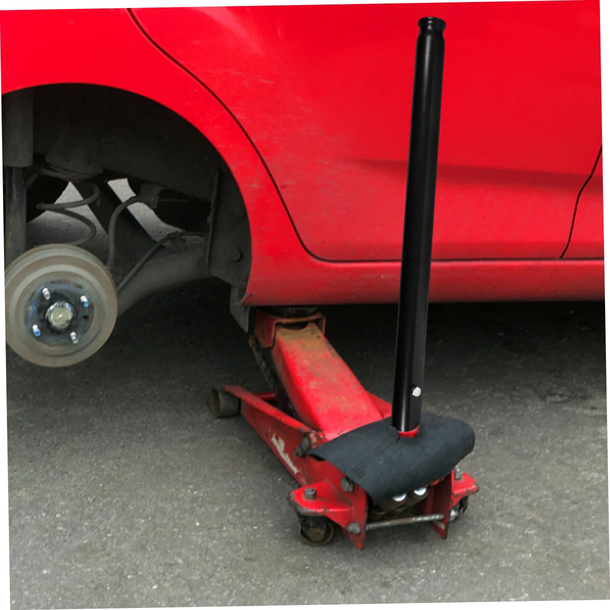 2 Szt. Ergonomiczny Uchwyt Do Podnośnika Samochodowego Tony Wytrzymały Drążek Hydrauliczny Akcesoria Motoryzacyjne Do Łatwego Podnoszenia i Wymiany