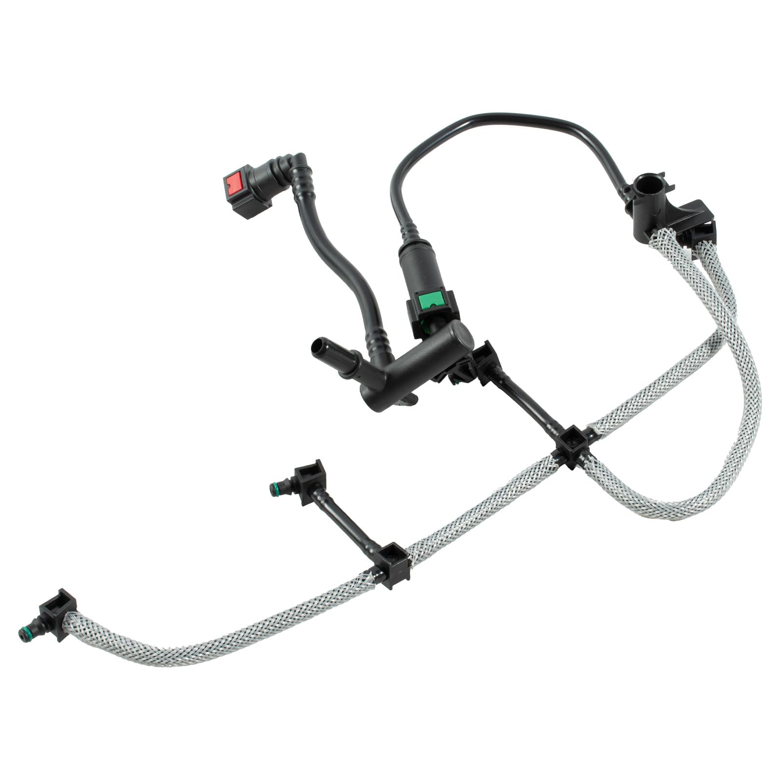 Tuyau de fuite de carburant diesel Dixhills avec capteur, tuyau de retour d'injecteur compatible avec les modèles F0.r.d. Transit Focus Mk2 C-Max Mondeo Mk4 S-Max 1.8TDCI # 4M5Q9K022AG 1521487