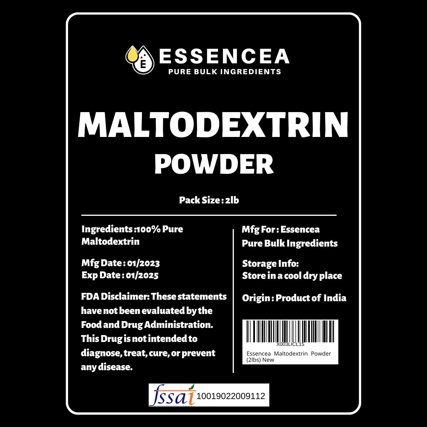Potassium Carbonate 2lbs, Citric Acid 5lbs & Maltodextrin Powder 5lbs | Multi-Purpose Powder Bundle | DIY, Craft & Household Supply | Value Combo Pack