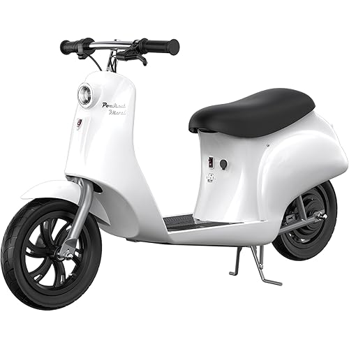 Razor Pocket Mod Electric Scooter Ride-On for Kids Ages 8+, 170 lb Max Weight – 250W Motor, Up to 15 Mph, 40-Min Run Time on High Speed, Twist-Grip Throttle, 12” Pneumatic Tires, Under Seat Storage