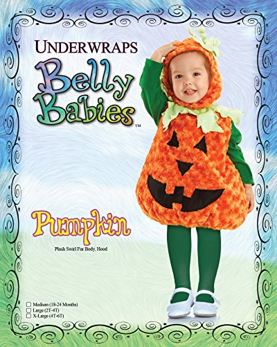 UNDERWRAPS boys Baby's Pumpkin infant and toddler costumes, Orange, 2T-4T US