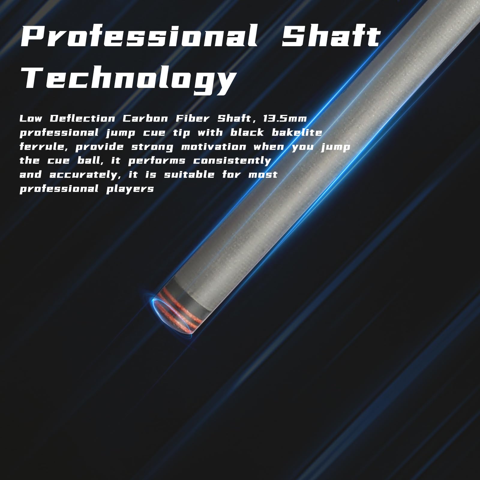 大人気の高性能美品！CROWN ME フルカーボンファイバージャンプキュー Amazon.com : CROWN ME Carbon Fiber Jump Pool Cue Stick, 13.5mm Tip