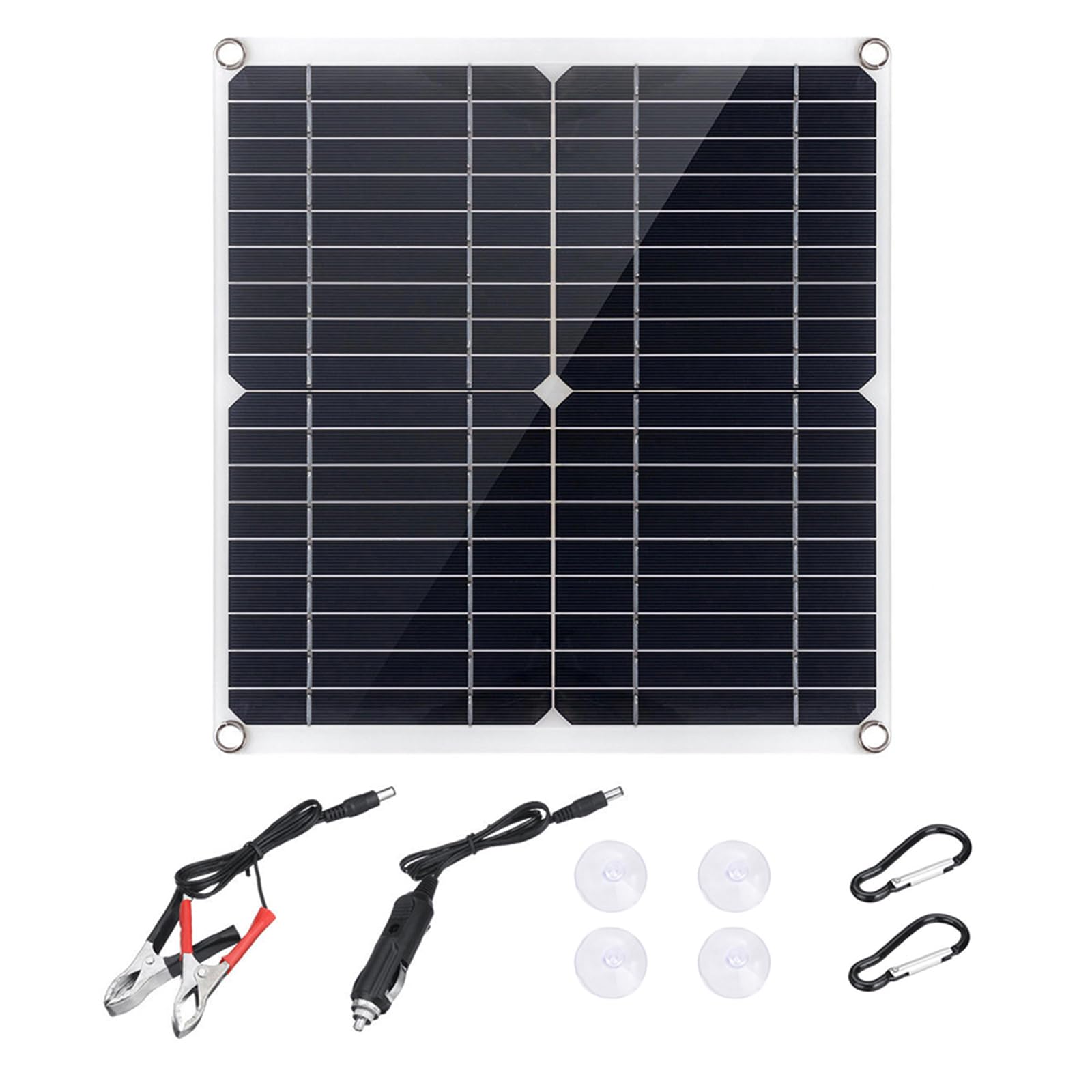 Panneau solaire portable 18V HUIOP pour charger une batterie de secours sans électricité