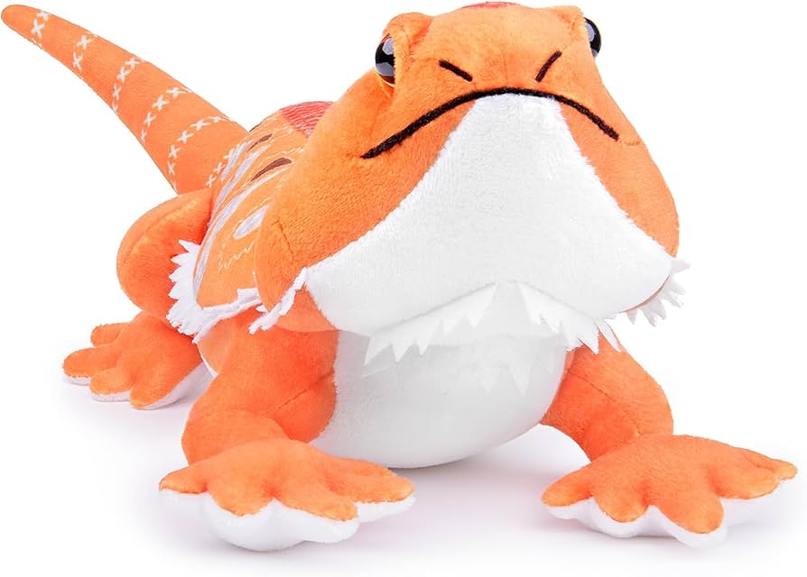Amazon.co.jp: オレンジ柄のトカゲぬいぐるみ 40 センチメートルリアル