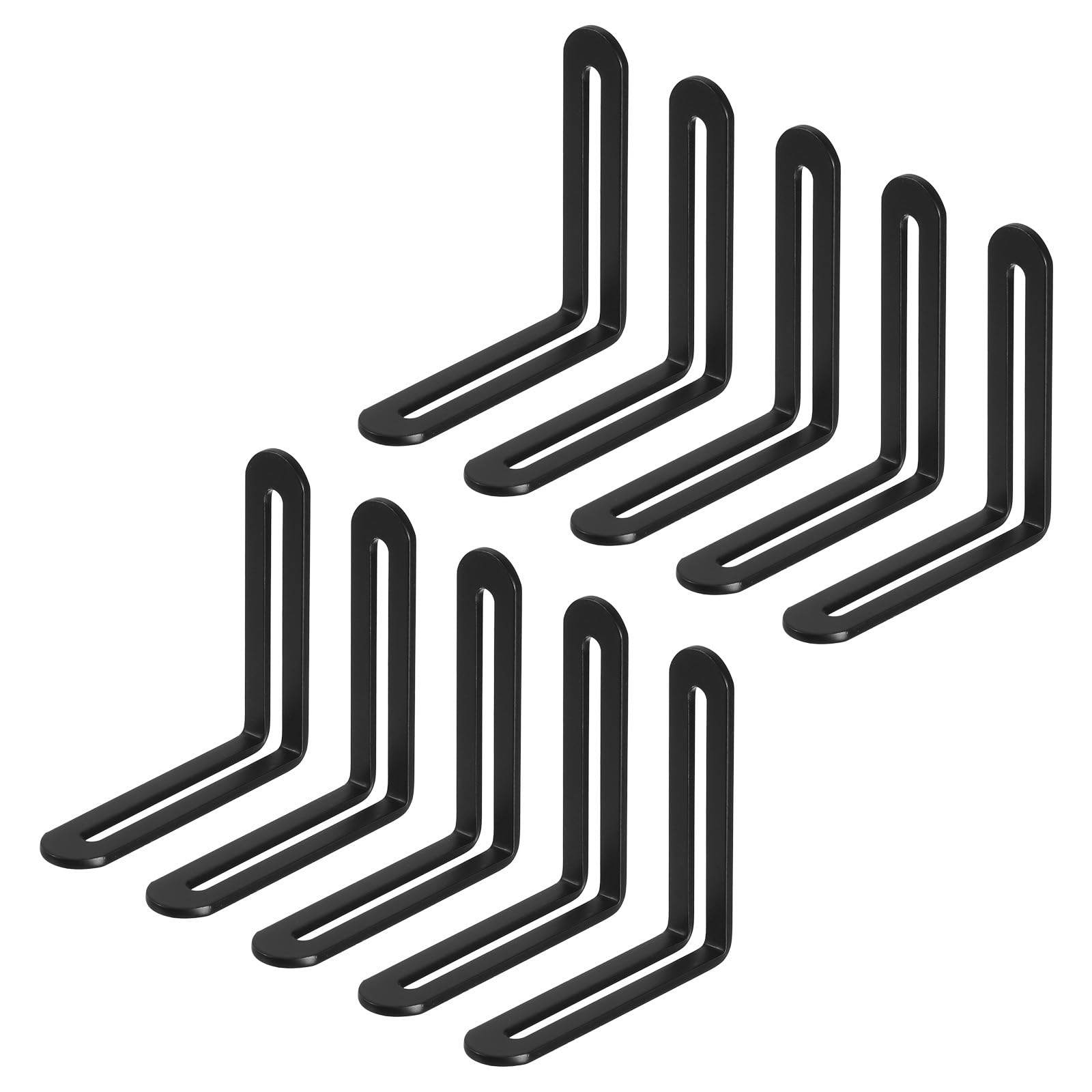Équerre d'angle réglable pour stabiliser une bibliothèque en bois ou une table de salon