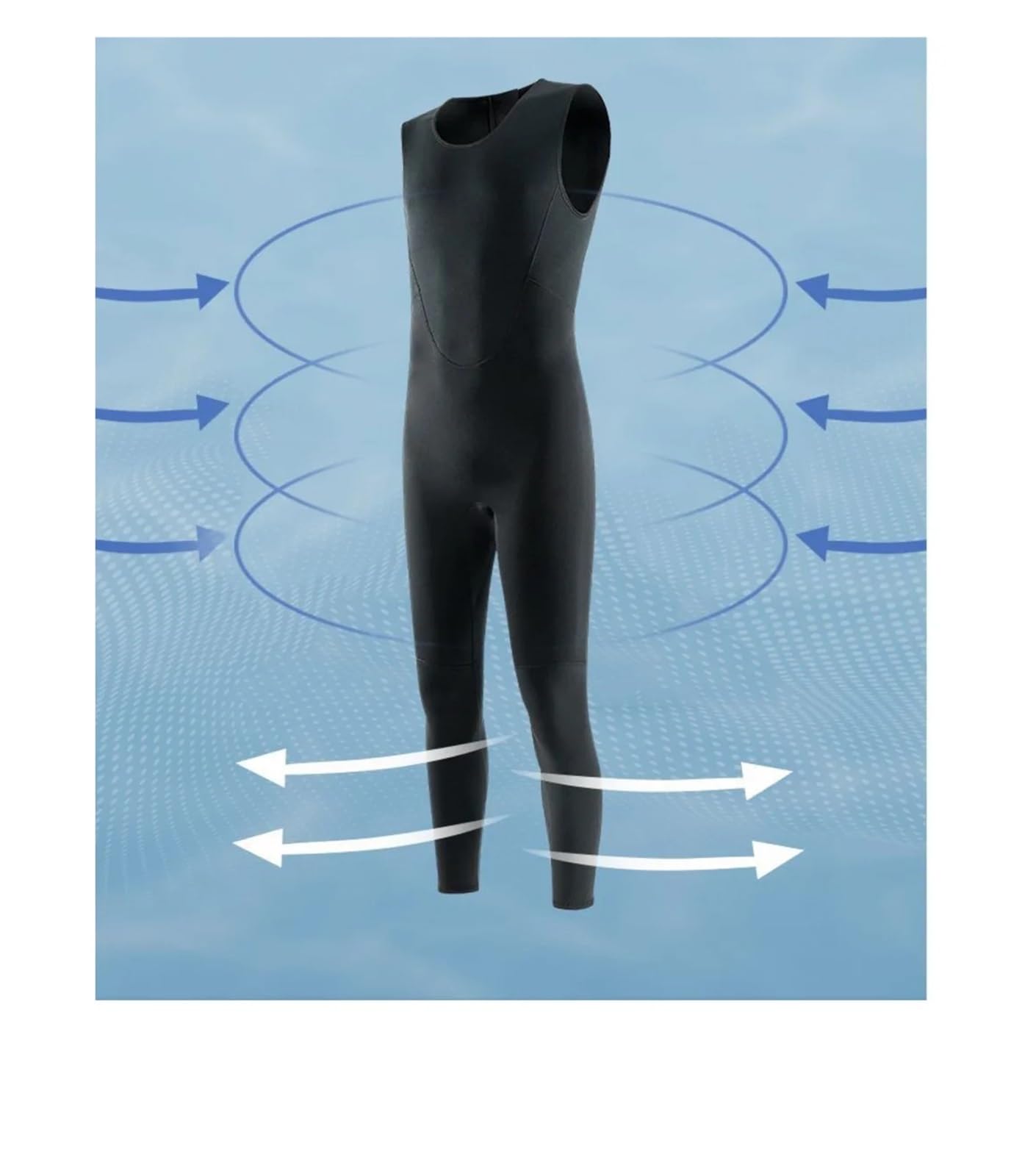 Muta Sub Muta In Neoprene Da Uomo, Subacquea, Muta Da Sub Senza Maniche, Snorkeling, Muta Monopezzo, 3 Mm