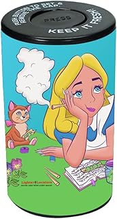 Stash Jar with custom printed Cartoon Design. Smell Proof/Air Tight Design. Press and Hold