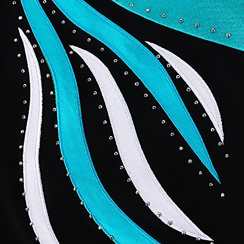 Baohulu Gymnastics Leotard For Girls Shiny Practice Dancewear B179_Blue_14A #TOP4
