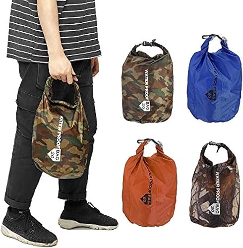 Miniatura 8 de 10L 20L 40L 70L Bolsa impermeable Saco seco Paquete de almacenamiento para camping playa natación kayak canoa