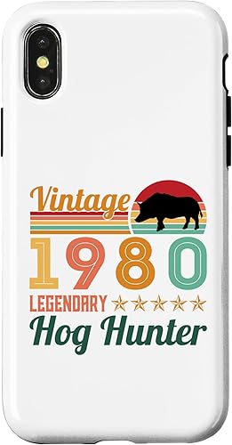 Miniatura 7 de iPhone 12 mini Retro Legendary Hog Hunter Vintage Pig Hog Boar Hunting Case
