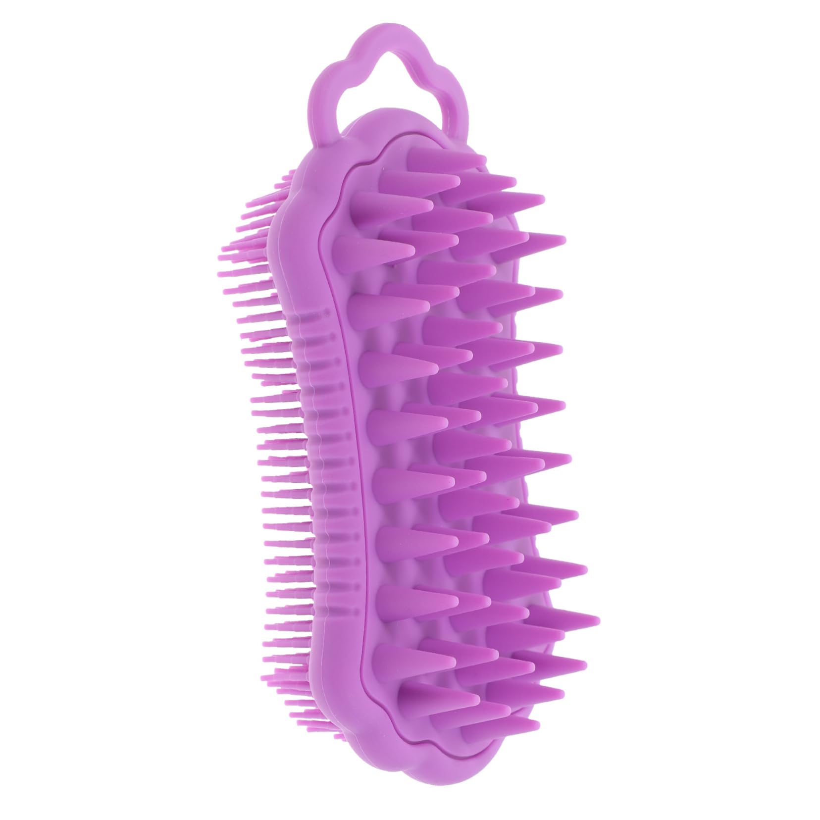 VALICLUD 4 Stück Silikon Kopfhaut Massagebürste Ergonomische Duschbürste für Haarwäsche und Körperpflege Sanfte Exfoliation und Massage für Entspannende