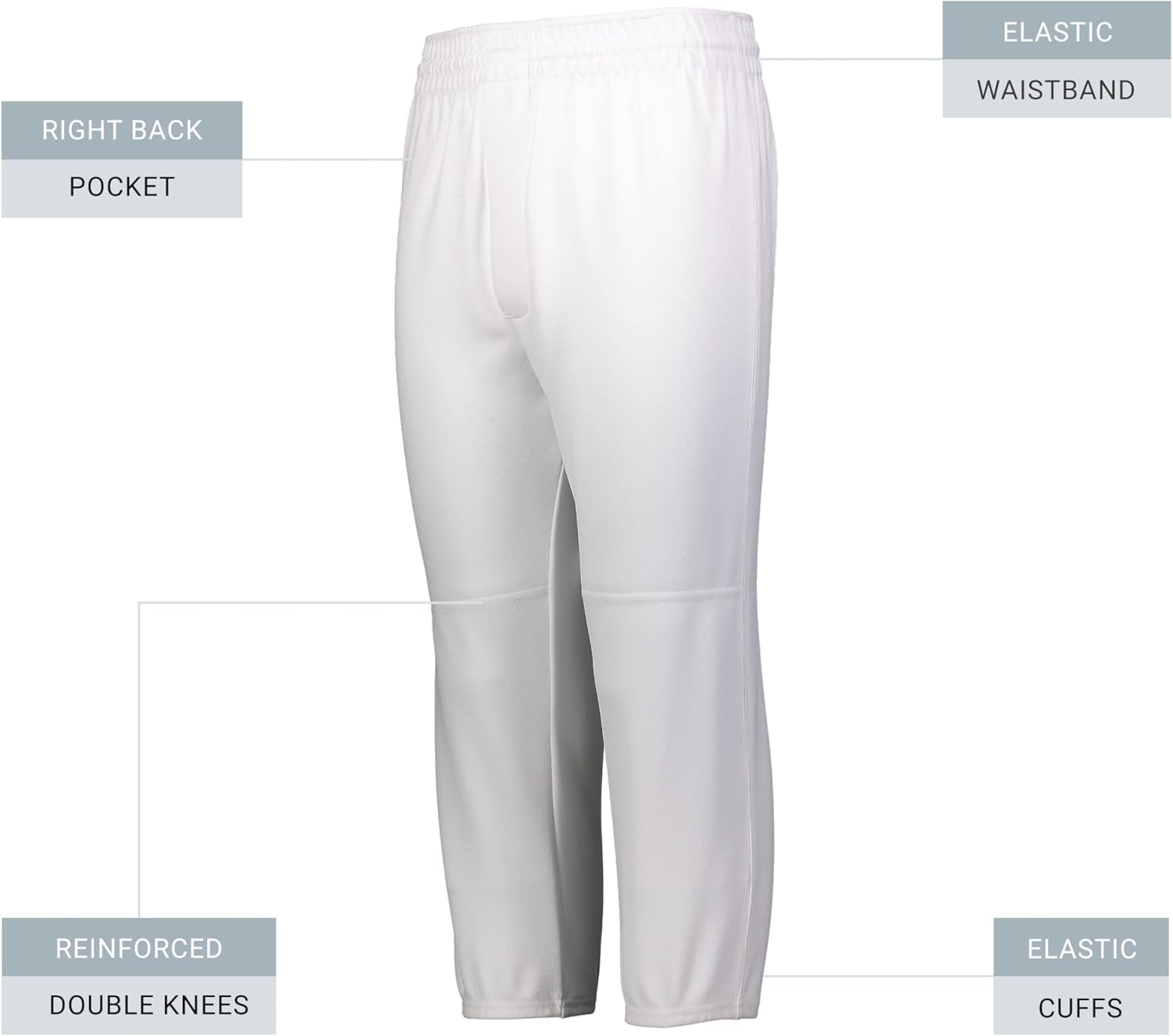 Augusta Sportswear Mens Augusta Sportswear Gamer Pull-up Baseball Pant with Moisture Management for Softball Champions! - Image 5