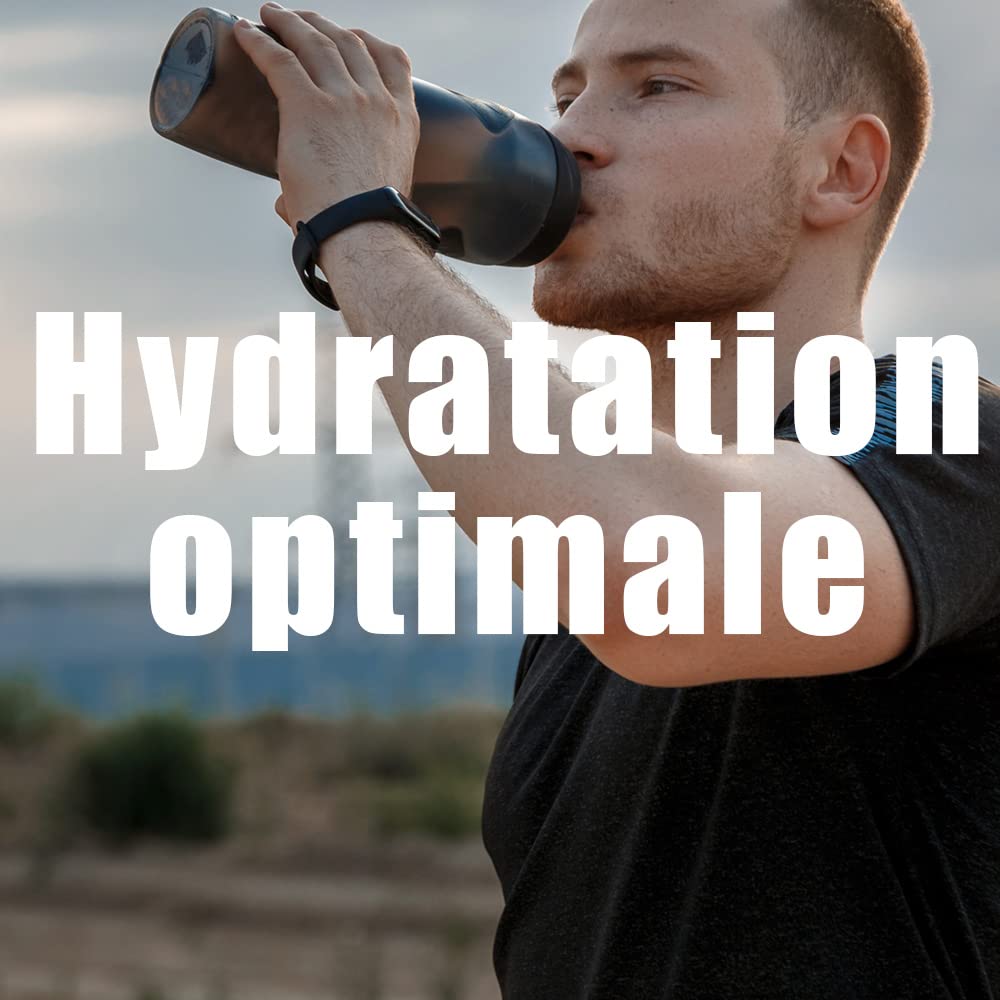 OVERSTIM.s– Boisson Hydrixir Antioxydant (600g) - Boisson énergétique isotonique pour le sport – Electrolytes (sodium,magnésium) – Vitamines (B1,B6,C,E) – Réduction de la fatigue - Saveur Menthe