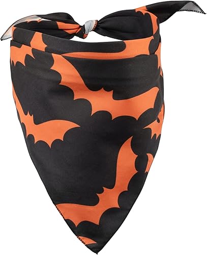 Miniatura 4 de Native Pup Bandana de Halloween para perro, paquete de 3, pañuelo de murciélagos, maíz dulce y calabaza (paquete de Halloween 1, grande)