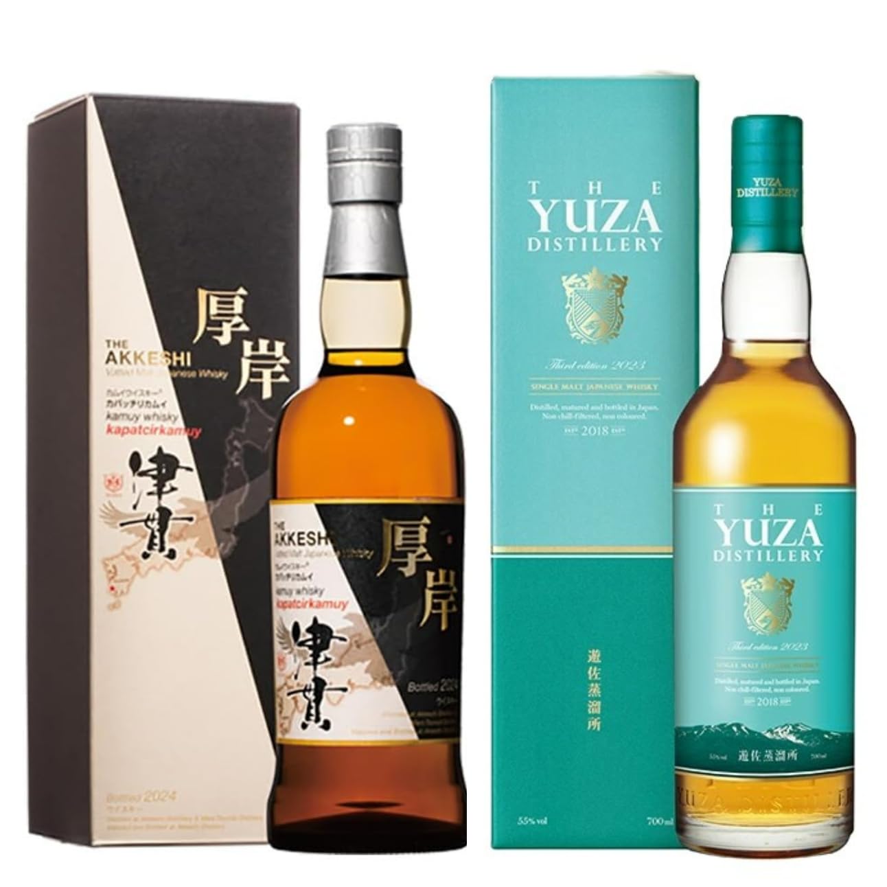 厚岸 ヴァッテッドモルトカムイカパッチリカムイ厚岸 × 津貫700ml2本セット 発売情報】厚岸ヴァッテッドモルトジャパニーズウイスキー