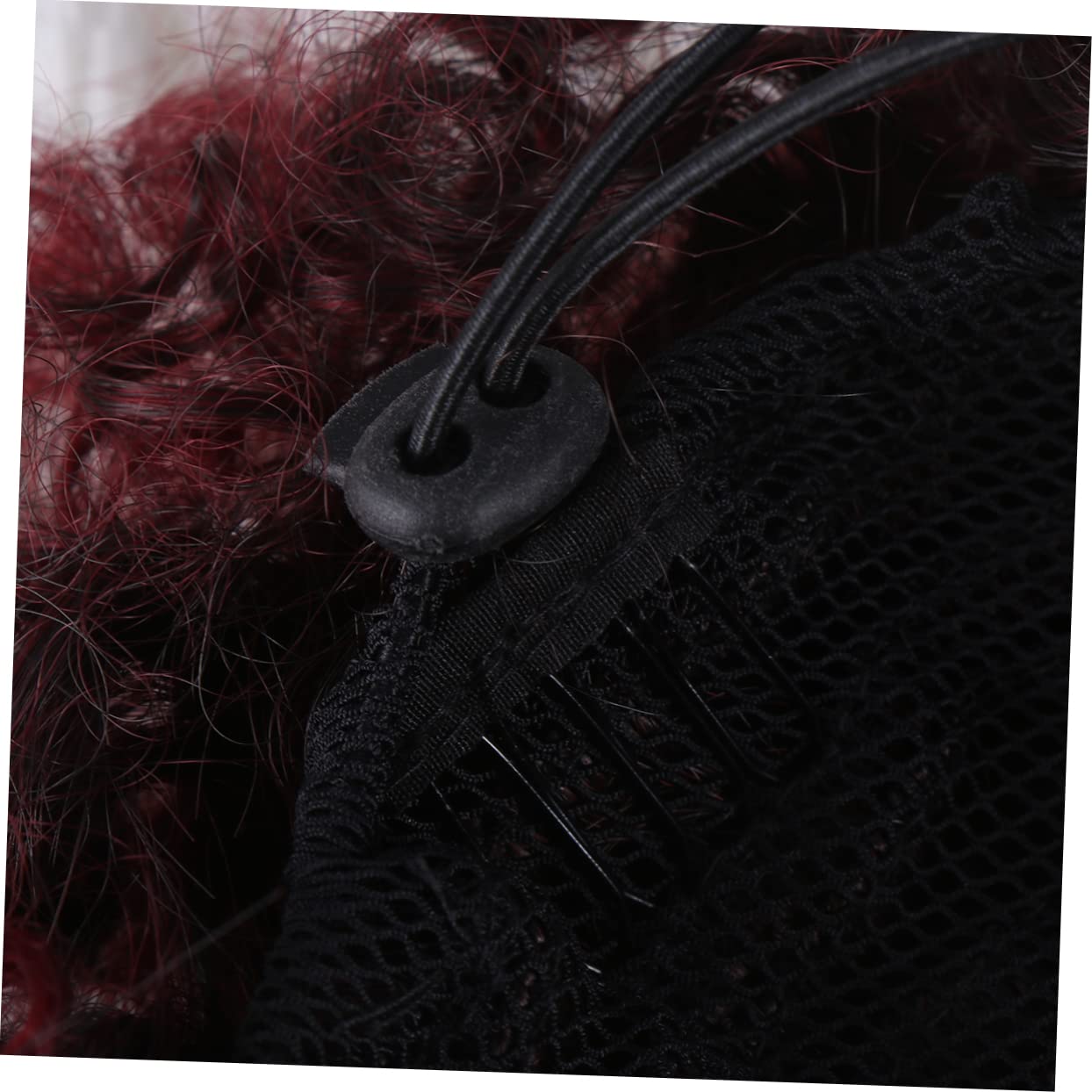 Angoily Head Accessory for Women Fake Hair Fluffy Hair Buds Caterpillar Wig Hairball Wig for Ponytail Volume