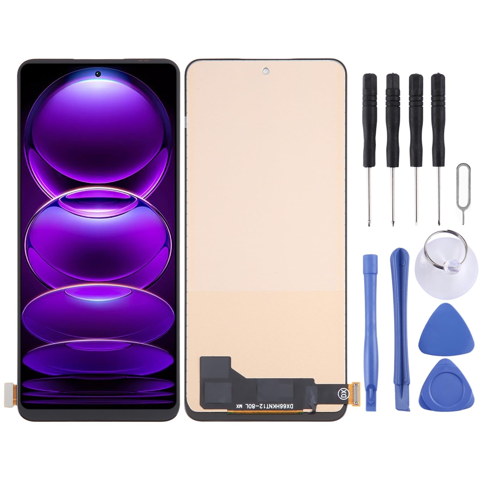Lingland Cell Phone kit for Huawei Nova 7 Pro TFT LCD Screen for with Digitizer Full Assembly, Not Supporting Fingerprint Identification Screen Overall Assembly (Color : Color6)