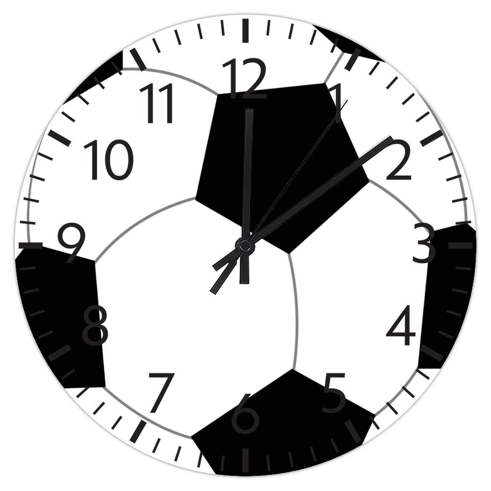 Horloge de football originale à suspendre le cadeau idéal pour jeune supporter