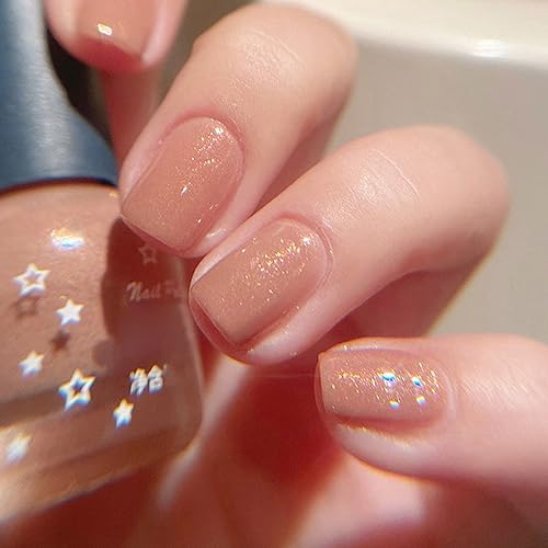 Miniatura 5 de Esmalte de uñas de gel de otoño, transparente a base de agua, color nude, lágrima, sin hornear, esmalte de uñas insípido, esmalte de uñas duradero,