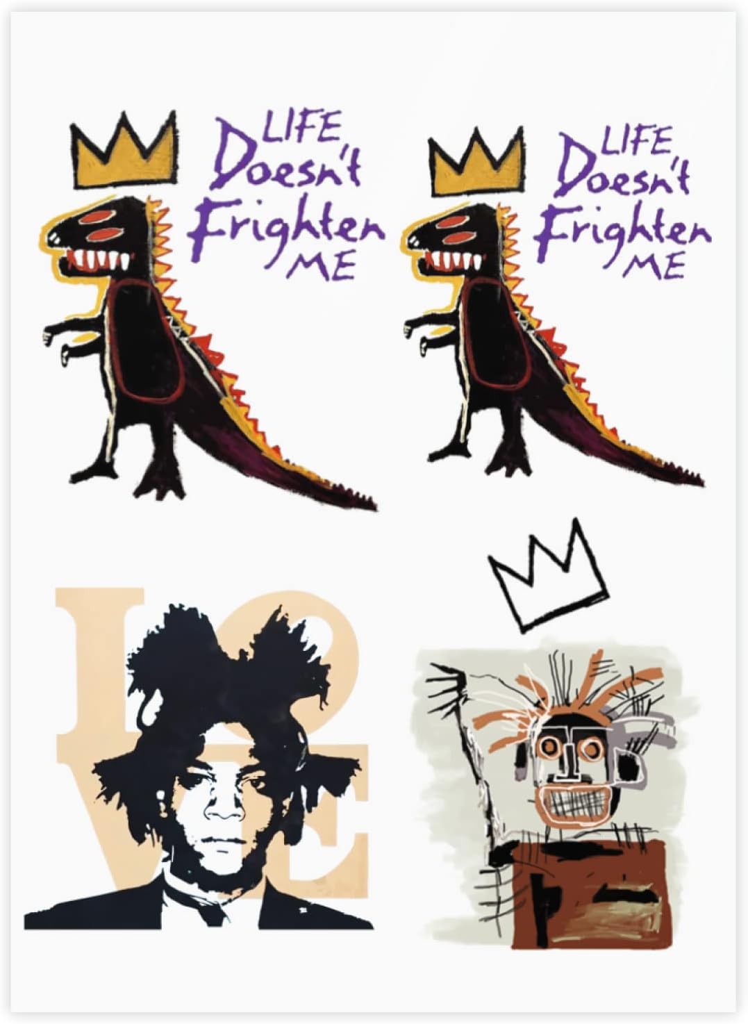 Amazon.co.jp: ジャン=ミシェル・バスキア ステッカーセット Amazon.co.jp: ジャン=ミシェル・バスキア ステッカーセット