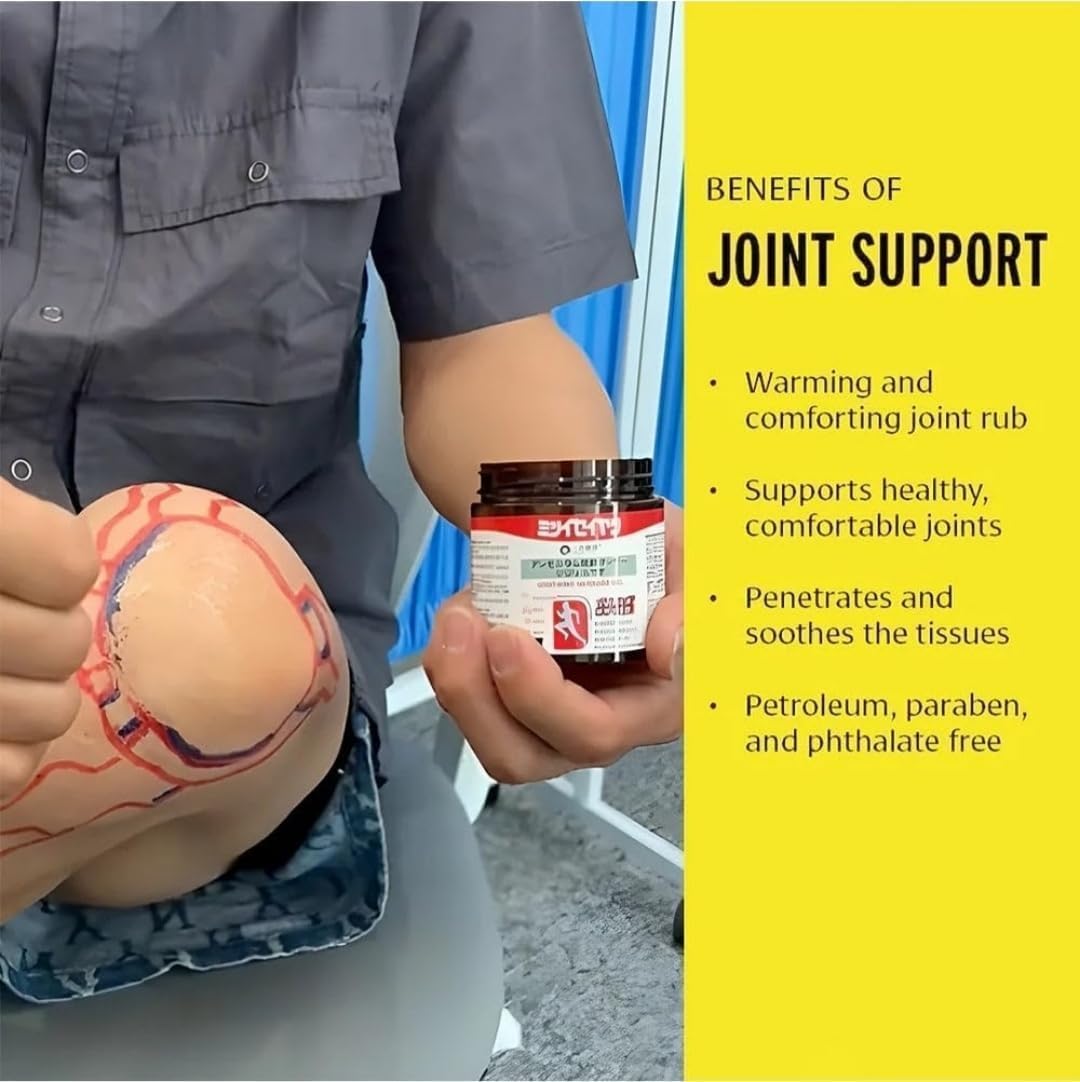 japanese instant pain relief soothing massage gel | fast-acting muscle & joint comfort | with mugwort oil, camphor & lactic acid | relief for back, neck, shoulders & knees – (100g pack of 2) 2