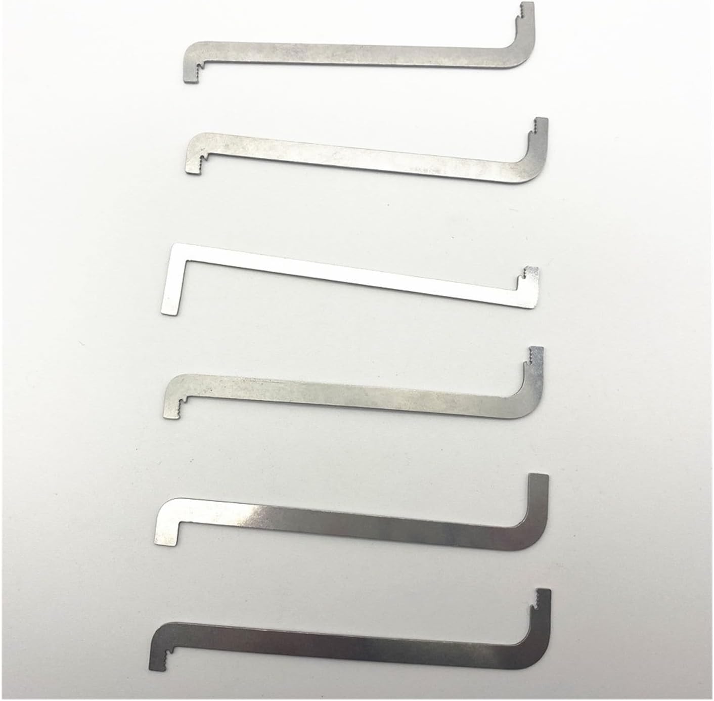 Practical Locksmith Tool 6 Pieces/Kit Replacement Turning Tool/Double Head Tension Wrench Tool