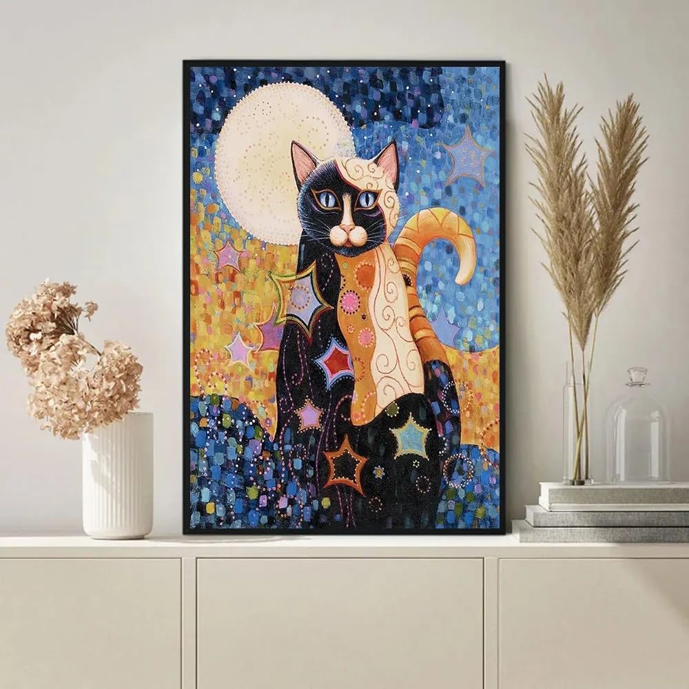 油絵 青森県 今川和男 「子猫」 額入り 猫の絵 額装油彩画 2025年