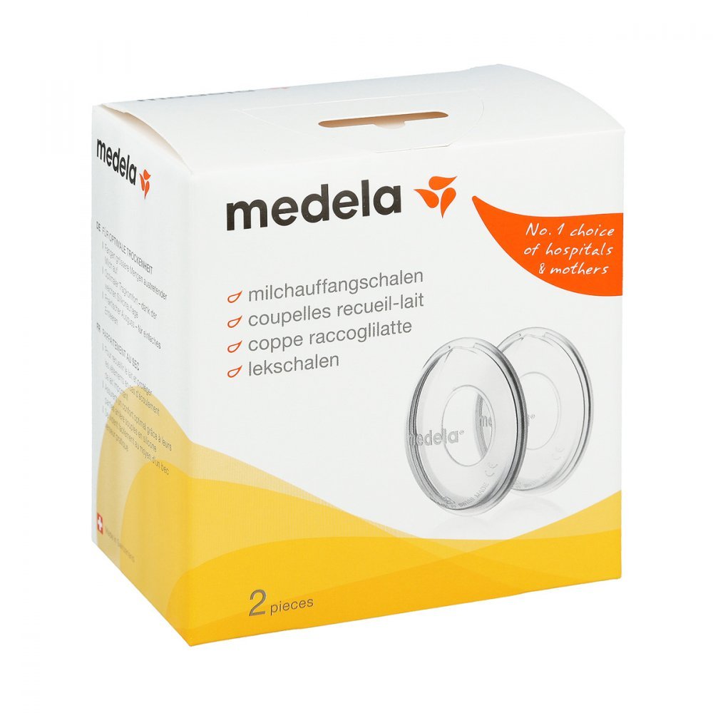 Medela Milk Collection Shells - BPA-free, made from soft, flexible silicone, includes 2 shells