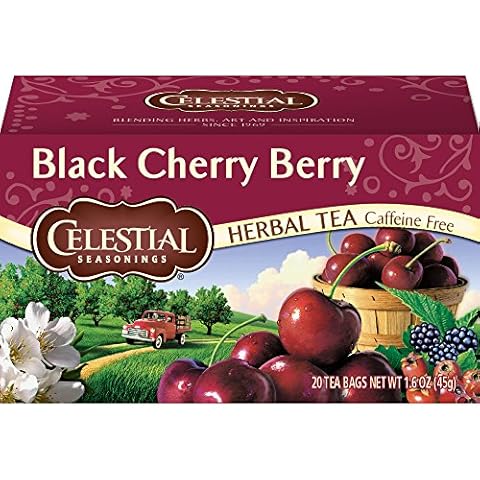 Celestial Seasonings Black Cherry Berry Herbal Tea Cover