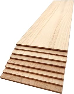 Hardwood Edge Alder Planks - 8pk for Crafts & Gifts - 1/8' (3mm) Laser Engraving Blanks